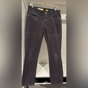 Pilcro And The Letterpress Corduroy Pants Women’s Size 30 Mid Rise Gray